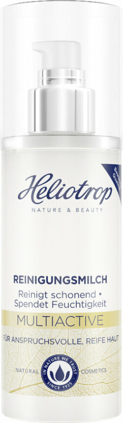 Heliotrop Multiactive pflegende Reinigungsmilch für anspruchsvolle, reife Haut, vegan 150ml
