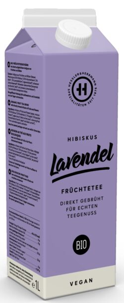 Hessler & Herrmann BIO Früchteteegetränk Hibiskus Lavendel 8 x 1l