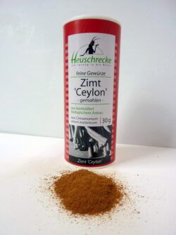 Heuschrecke Zimt gemahlen Ceylon-Typ, kbA 5 x 30g