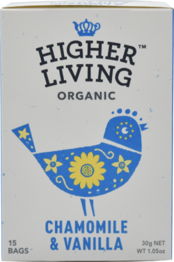 Higher Living Chamomile & Vanilla 4 x 30g