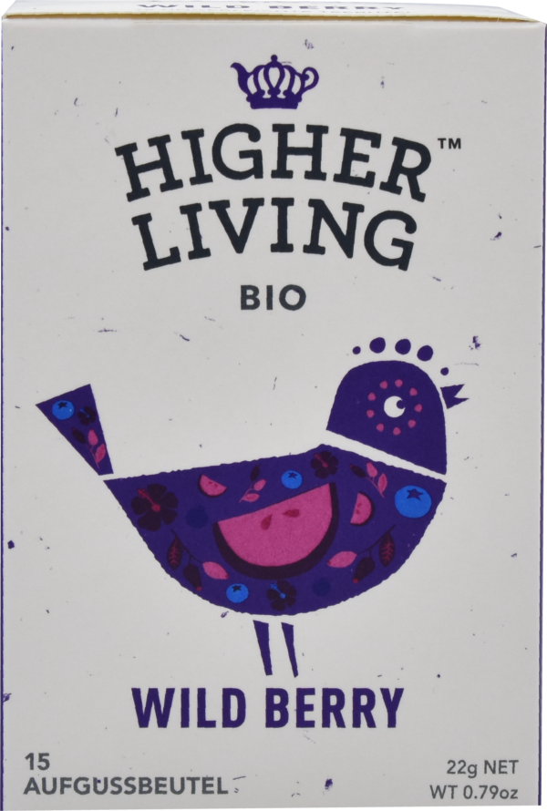 Higher Living Wild Berry 4 x 33g