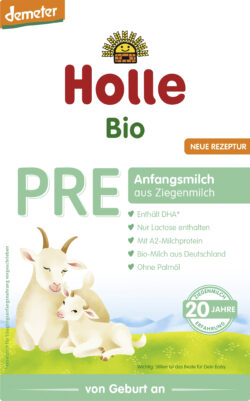 Holle Bio-Anfangsmilch PRE aus Ziegenmilch 5 x 400g
