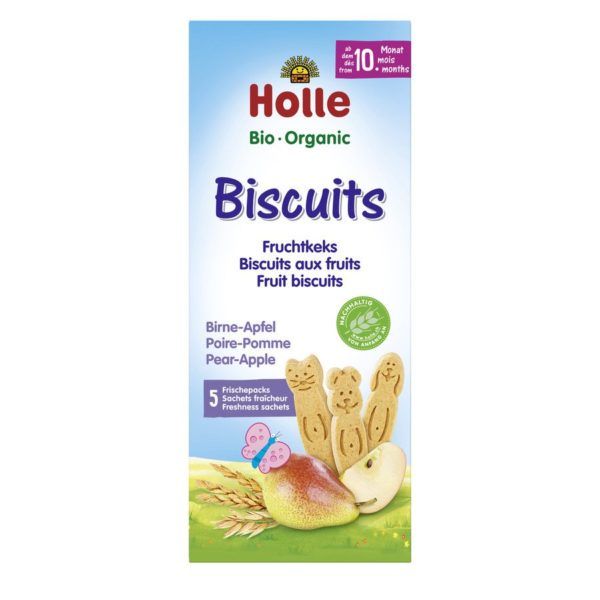 Holle  Bio-Biscuits Birne Apfel 12 x 125g