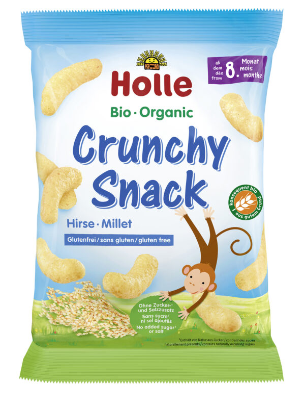 Holle Bio-Crunchy Snack Hirse 8 x 25g