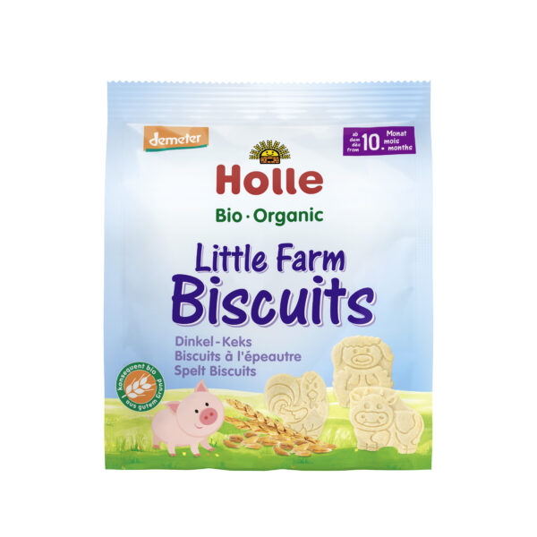 Holle  Bio-Little Farm Biscuits Dinkel 8 x 100g