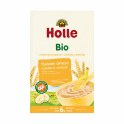 Holle  Bio-Vollkorngetreidebrei Banane Griess 250g