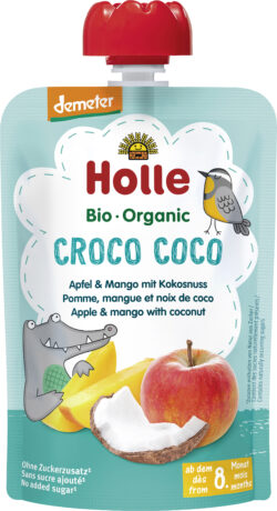 Holle Croco Coco - Apfel & Mango mit Kokosnuss 12 x 100g