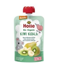 Holle  Kiwi Koala - Pouchy Birne & Banane mit Kiwi 12 x 100g