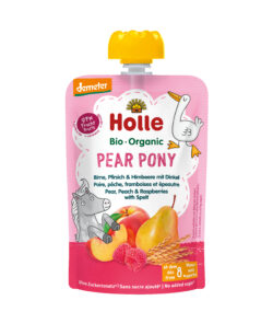 Holle Pear Pony - Birne, Pfirsich & Himbeere mit Dinkel 12 x 100g