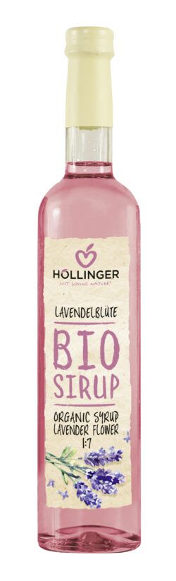 IMS Höllinger Bio Lavendelblüten Sirup 0,5l Glas Flasche 6 x 500ml