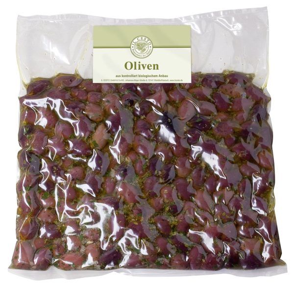 Il Cesto Griech. Kalamata-Oliven mariniert 1kg