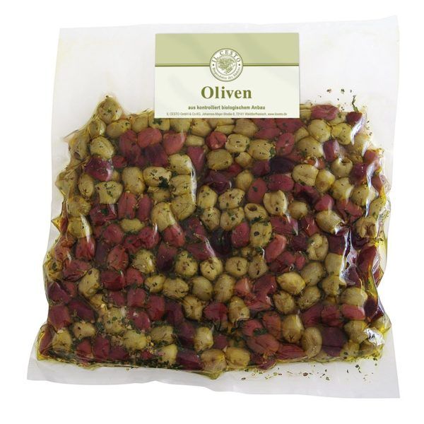 Il Cesto Oliven-Mix o. Stein mariniert 1kg