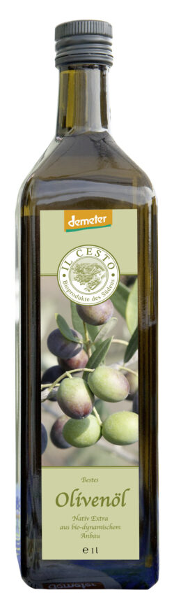 Il Cesto demeter Olivenöl nativ extra 1l
