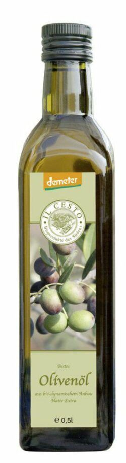 Il Cesto demeter Olivenöl nativ extra 6 x 0,5l