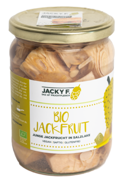 Jacky F. Junge Bio-Jackfruit in Salzlake 500g Glas 12 x 500g