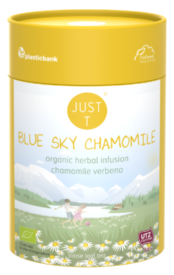 Just T Blue Sky Chamomile (Loser Tee) Bio Kräutertee Kamille Verbene 4 x 80g