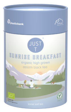 Just T Sunrise Breakfast (Loser Tee) Bio Schwarzer Hochland Assam Tee 4 x 125g
