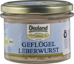 ÖKOLAND Geflügel-Leberwurst Gourmet-Qualität 6 x 160g