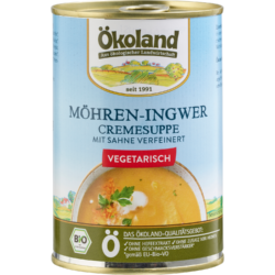 ÖKOLAND Möhren-Ingwer-Cremesuppe 400g