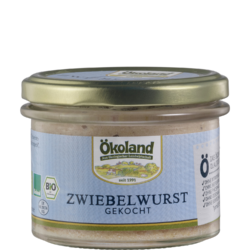 ÖKOLAND Zwiebelwurst gekocht in Gourmet-Qualität 160g