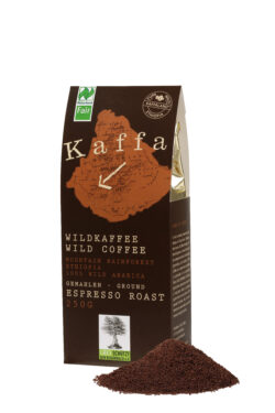 Kaffa Wildkaffee , Espresso Roast, gemahlen, 250g, bio- und Naturland Fair-zertifiziert 10 x 250g
