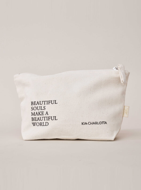 Kia-Charlotta , Beauty Bag, Nachhaltige Produktion, 100% Bio-Baumwolle 1stück