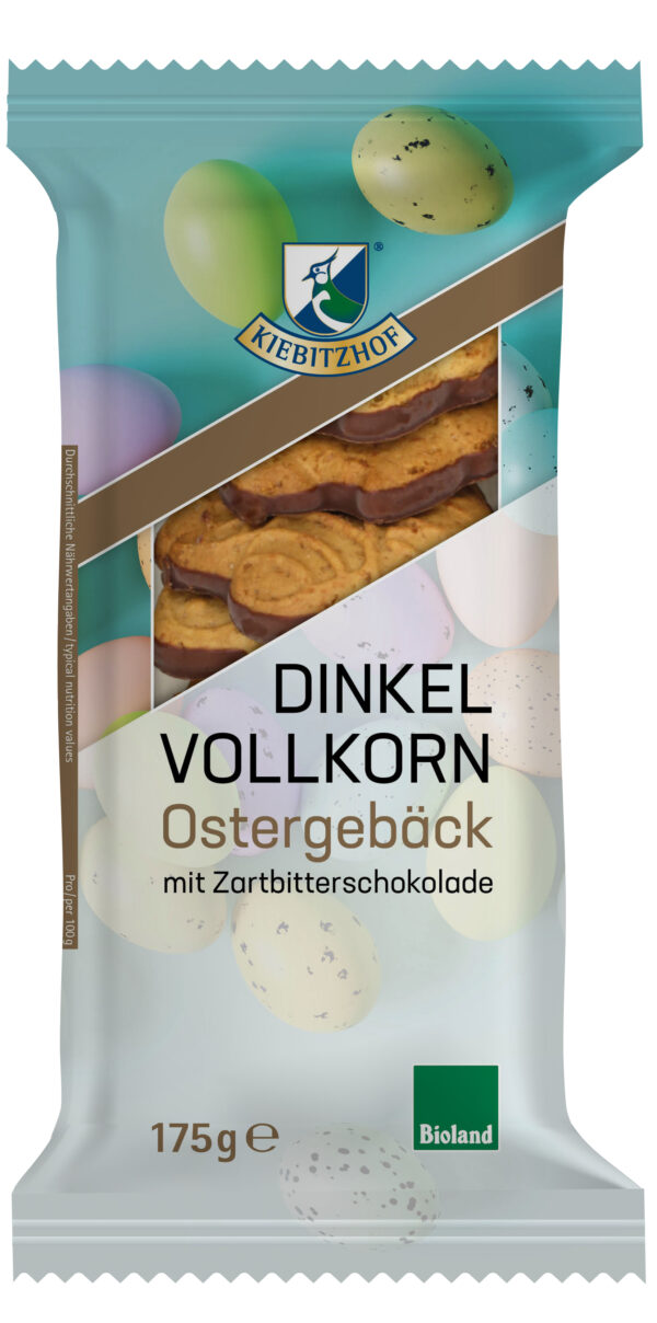 Kiebitzhof Dinkel-Vollkorn Ostergebäck mit Zartbitterschokolade 175g