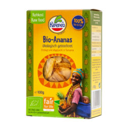 Kipepeo Bio-Ananas getrocknet bio & fair Rohkost Tansania 6 x 100g