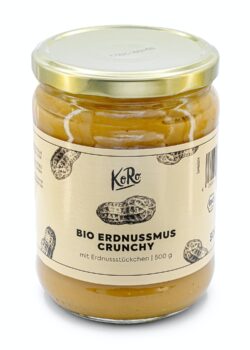 KoRo Handels GmbH Crunchy Bio Erdnussmus 6 x 500g