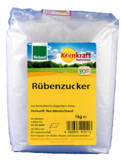 Kornkraft Rübenzucker weiß Bioland 8 x 1kg