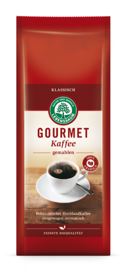 LEBENSBAUM Gourmet Kaffee, klassisch, gemahlen 500g