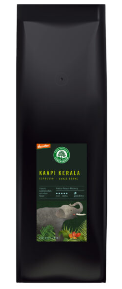 LEBENSBAUM Kaapi Kerala Espresso, Bohne 4 x 1000g