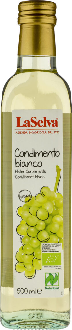 LaSelva Heller Condimento - Würze aus Weißweinessig und Traubenmost 6 x 5006