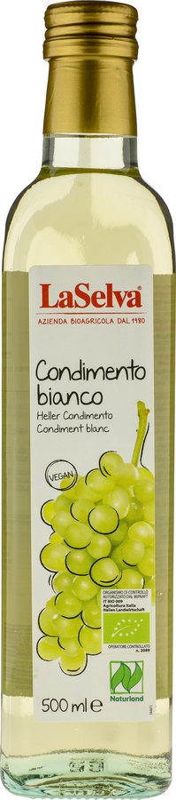 LaSelva Heller Condimento - Würze aus Weißweinessig und Traubenmost 6 x 500ml