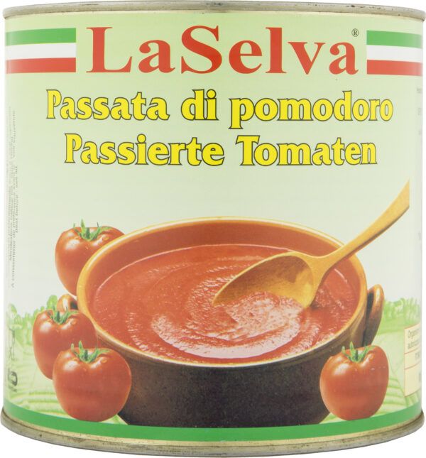 LaSelva Passata di pomodoro - Passierte Tomaten, ohne Salz 6 x 2,5kg