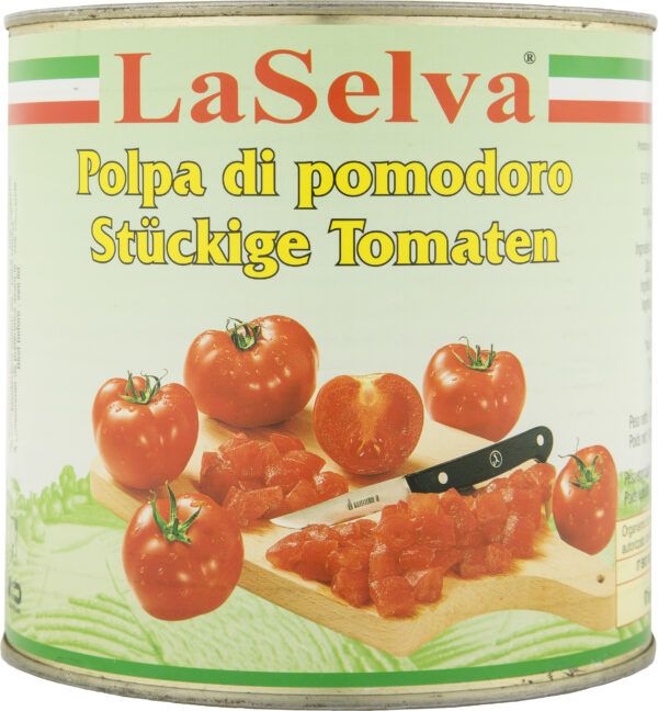 LaSelva Polpa di pomodoro - Stückige Tomaten 6 x 2,55kg