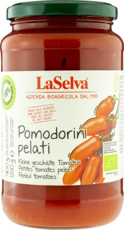 LaSelva Pomodorini pelati - Kleine Geschälte Tomaten 6 x 550g