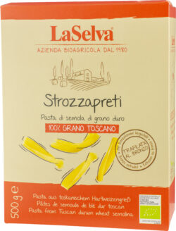 LaSelva Strozzapreti - Teigwaren aus Hartweizengrieß aus der Toskana 12 x 500g
