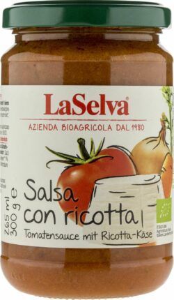 LaSelva Tomatensauce mit Ricotta-Käse 6 x 300g