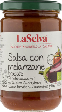 LaSelva Tomatensauce mit gerösteten Auberginen 6 x 280g