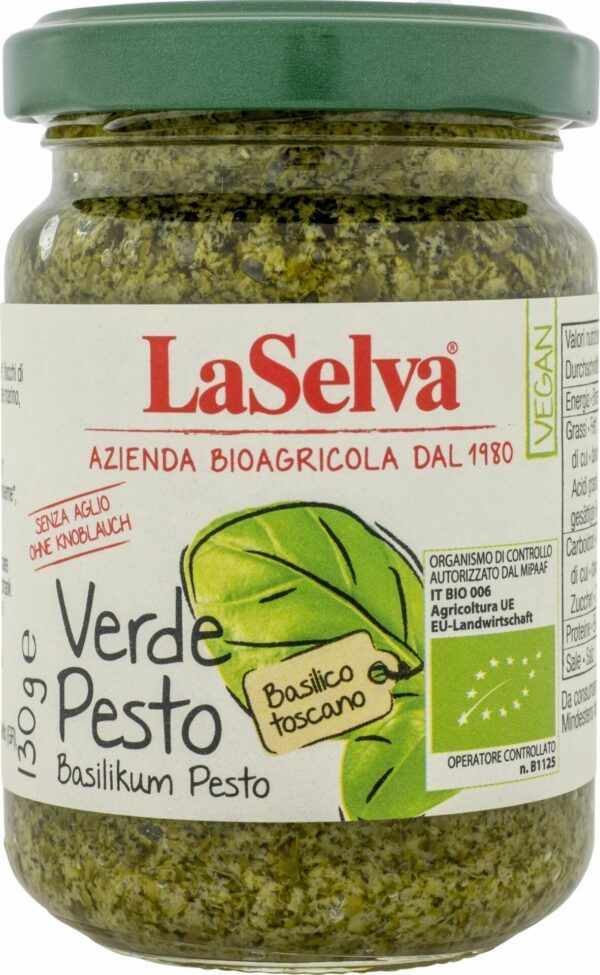 LaSelva Verde Pesto - Basilikum Würzpaste 6 x 130g