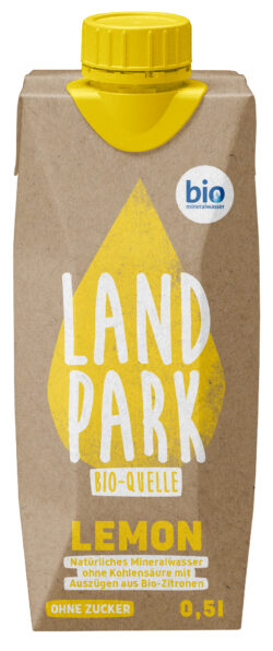 Landpark Bio-Quelle Lemon 0,5 l TetraPak 12 x 0,5l
