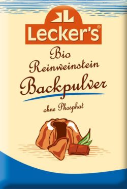 Lecker´s Bio Backpulver mit Reinweinstein 12 x 84g