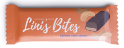Lini's Bites Cashew Choc Crunch Bio-Riegel Glutenfrei 12 x 40g