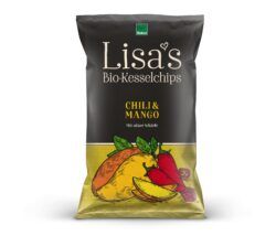 Lisa's Bio-Kesselchips Chili & Mango 12 x 125g