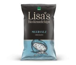 Lisa's Bio-Kesselchips Meersalz 12 x 125g