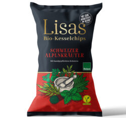 Lisas Bio-Kesselchips Schweizer Alpenkräuter 12 x 125g