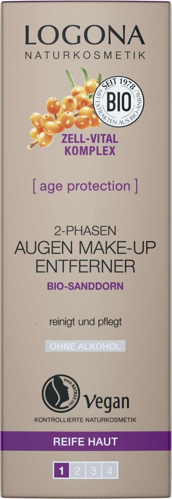 Logona Age Protection 2-Phasen Augen Make-up Entferner 100ml