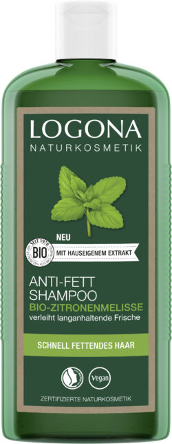 Logona Anti-Fett Shampoo Bio-Zitronenmelisse 4 x 250ml