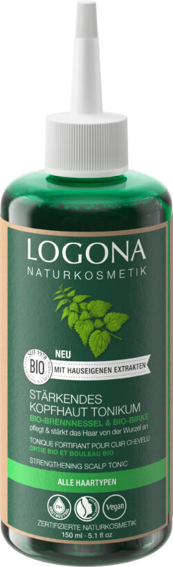 Logona Stärkendes Kopfhaut Tonikum Bio-Brennnessel & Bio-Birke 150ml